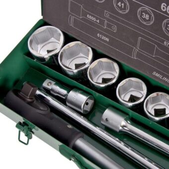 Набор головок для грузовых авто HANS 3/4" DR 22-50 мм, 14 ед. (6614М) Набор головок для грузовых авто HANS 3/4" DR 22-50 мм, 14 ед. (6614М)