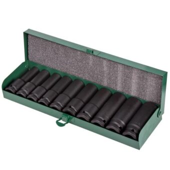 Набор ударных торцевых головок глубоких 1/2" DR 10 пр. HANS (84610М) Набор ударных торцевых головок глубоких 1/2" DR 10 пр. HANS (84610М)