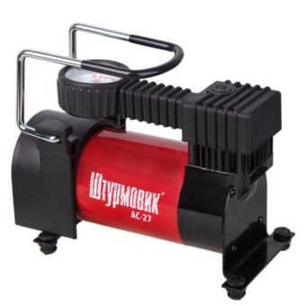 Компрессор для авто Штурмовик АС-27 100psi/12Amp/35л/прикуриватель (АС-27) Компрессор для авто Штурмовик АС-27 100psi/12Amp/35л/прикуриватель (АС-27)