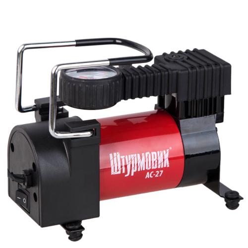 Компрессор для авто Штурмовик АС-27 100psi/12Amp/35л/прикуриватель (АС-27) Компрессор для авто Штурмовик АС-27 100psi/12Amp/35л/прикуриватель (АС-27)