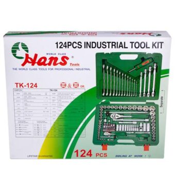 Набор инструмента HANS 124 ед 1/4", 1/2" (TK-124)