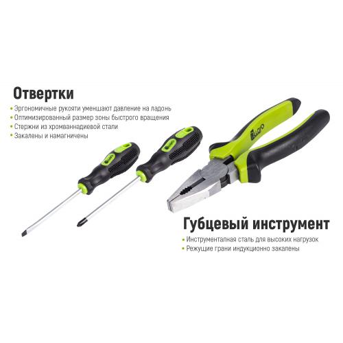 Универсальный набор инструмента Alloid 1/4" & 1/2", 115 ед. (НГ-4115П) Универсальный набор инструмента Alloid 1/4" & 1/2", 115 ед. (НГ-4115П)