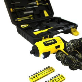 Аккумуляторная отвертка 47 предметов WMC TOOLS WT-1047 Аккумуляторная отвертка 47 предметов WMC TOOLS WT-1047