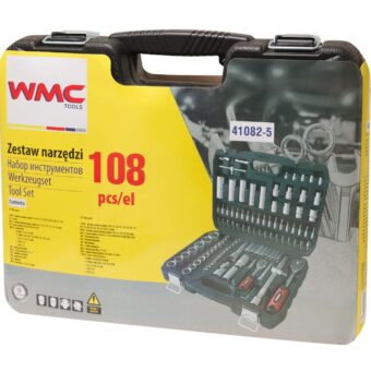 Набор инструментов 108 предметов 1/2'', 1/4'' (6гр.) WMC TOOLS WT-41082-5 Набор инструментов 108 предметов 1/2'', 1/4'' (6гр.) WMC TOOLS WT-41082-5