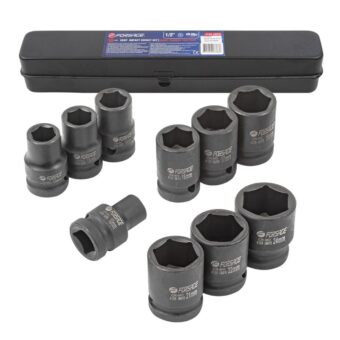 Набор головок ударных 1/2" (6гр.) 10 пр. Forsage F-4109-5MPB Набор головок ударных 1/2" (6гр.) 10 пр. Forsage F-4109-5MPB