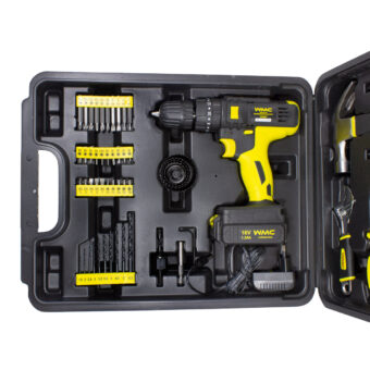 Набор инструментов с аккумуляторным шуруповертом 57пр (12V, 1.3Ah) WT-1057 WMC TOOLS Набор инструментов с аккумуляторным шуруповертом 57пр (12V, 1.3Ah) WT-1057 WMC TOOLS