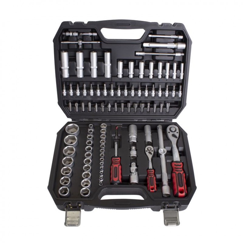 Набор инструментов 94 пр. 1/2'', 1/4'' (6гр.) (4-32 мм) Profi FK-4941-5 FORCEKRAFT