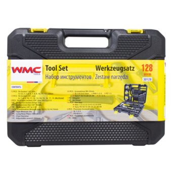 Набор инструментов 128 пр. 1/4'' 3/8'' (6гр) (4-21мм) WT-30128 NEW WMC TOOLS Набор инструментов 128 пр. 1/4'' 3/8'' (6гр) (4-21мм) WT-30128 NEW WMC TOOLS