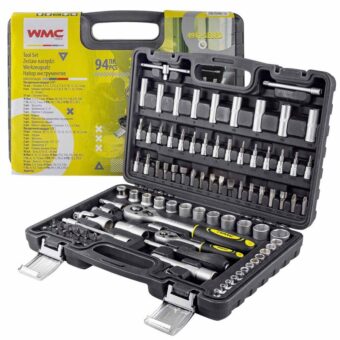 Набор инструментов 94 пр, 1/4'', 1/2'' (6гр.) (4-22 мм) WT-4941-5EURO WMC TOOLS Набор инструментов 94 пр, 1/4'', 1/2'' (6гр.) (4-22 мм) WT-4941-5EURO WMC TOOLS