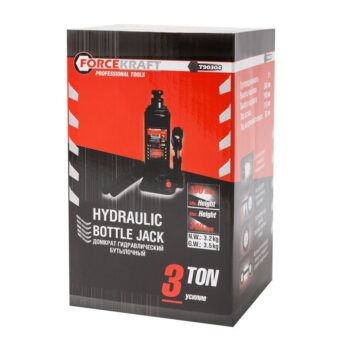 Домкрат бутылочный с клапаном 3 т (h min-170мм,h max-330мм) FK-T90304 (DS) FORCEKRAFT Домкрат бутылочный с клапаном 3 т (h min-170мм,h max-330мм) FK-T90304 (DS) FORCEKRAFT