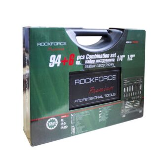 Набор инструментов 94 + 6пр. 1/4'', 1/2'' двенадцатигранный RF-4941-9 Premium ROCKFORCE