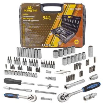 Набор инструментов 94 пр. 1/2'', 1/4'' (6гр.) (4-22мм) KT-4941-5EURO KINGTUL Набор инструментов 94 пр. 1/2'', 1/4'' (6гр.) (4-22мм) KT-4941-5EURO KINGTUL