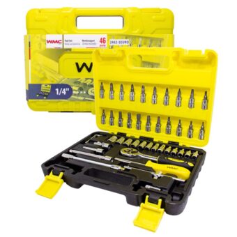 Набор инструмента 46 пр. 1/4'' (6-гран.) (4-14 мм) WMC TOOLS WT-2462-5 EURO Набор инструмента 46 пр. 1/4'' (6-гран.) (4-14 мм) WMC TOOLS WT-2462-5 EURO