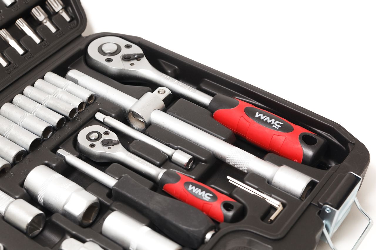 Набор инструментов 108 предметов 1/2'', 1/4'' (6гр.) WMC TOOLS WT-41082-5 Набор инструментов 108 предметов 1/2'', 1/4'' (6гр.) WMC TOOLS WT-41082-5