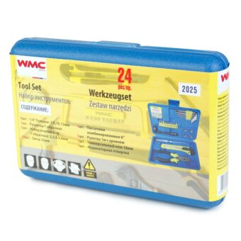 Набор инструментов 24 пр. (6гр) (7,8,10,12мм), в кейсе WT-2025 WMC TOOLS Набор инструментов 24 пр. (6гр) (7,8,10,12мм), в кейсе WT-2025 WMC TOOLS
